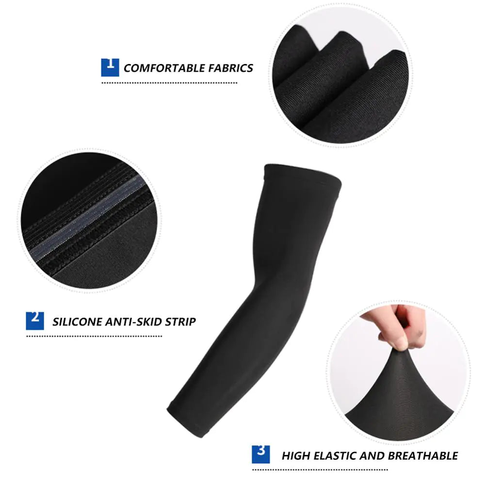 Breathable Non-slip Pressurized Sunscreen Arm Sleeves