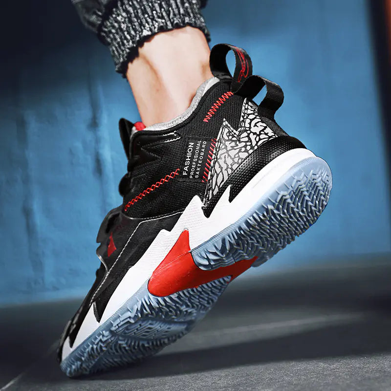 Trendy Men's Basketball Shoes with Breathable Mesh