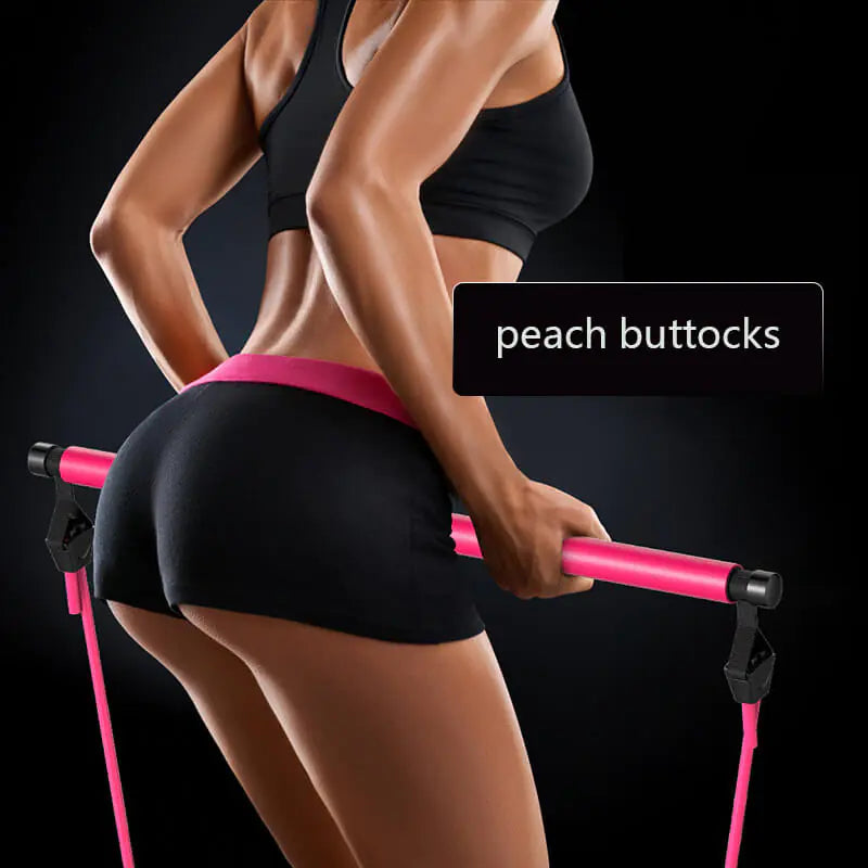 Women’s Fitness Resistance Bar for Home Workouts