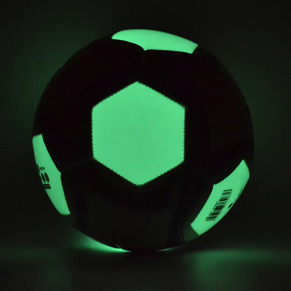 Luminous PU Soccer Ball for Adults and Kids Sports