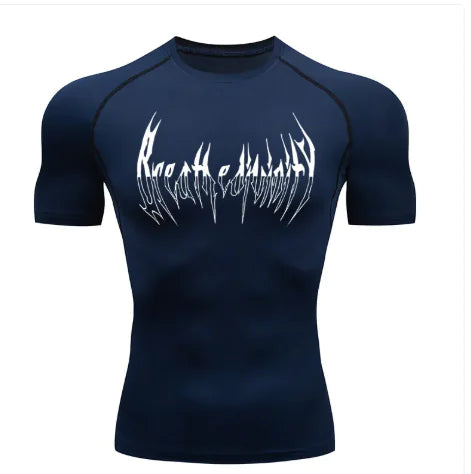 Men's Fitness Close-fitting Short Sleeve Shirt