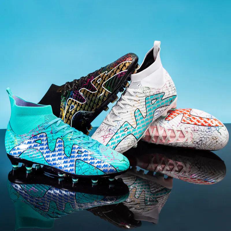 Men's Outdoor Soccer Shoes in Microfiber Material