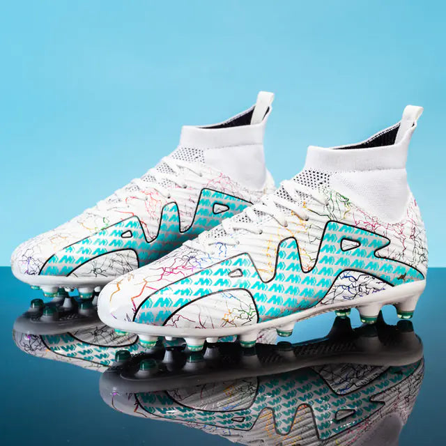 Men's Outdoor Soccer Shoes in Microfiber Material