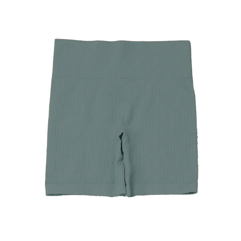 High-Stretch Pure Color Yoga Shorts and Fitness Pants