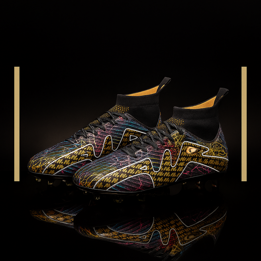 Men's Outdoor Soccer Shoes in Microfiber Material