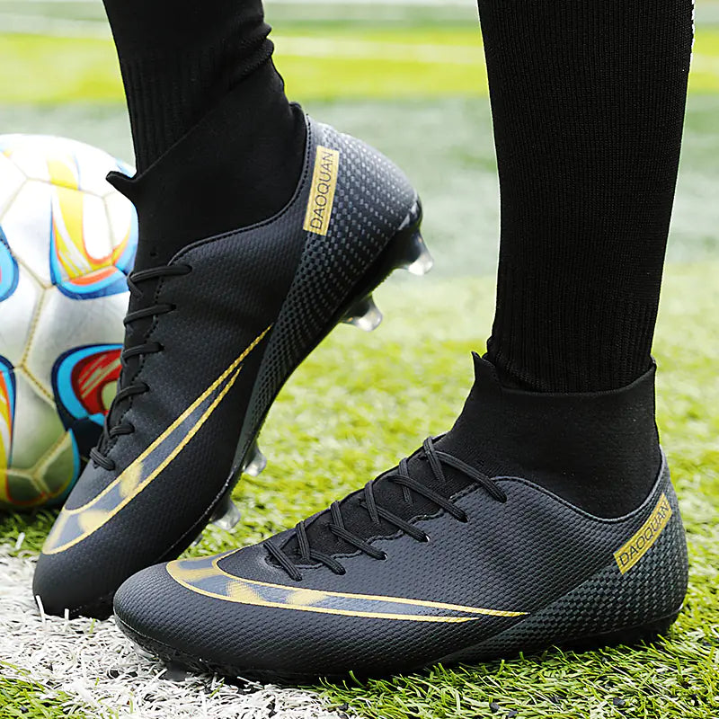 Men's High-Top Football Shoes for Competition and Training