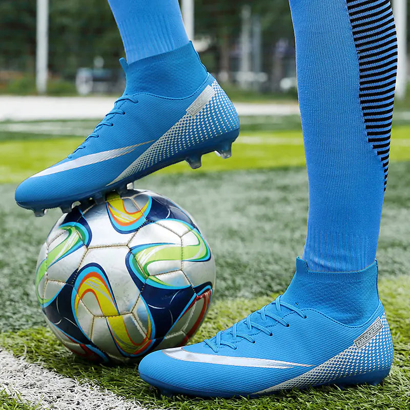 Men's High-Top Football Shoes for Competition and Training