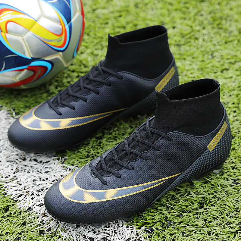 Men's High-Top Football Shoes for Competition and Training