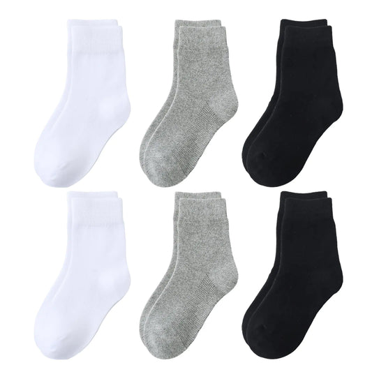 hakugoo Boys Socks Kids Crew Socks Girls Dress Socks 8-10 years