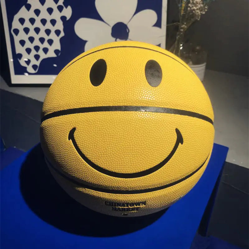 NYC Limited Edition Yellow Smiley Face Basketball