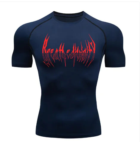 Men's Fitness Close-fitting Short Sleeve Shirt